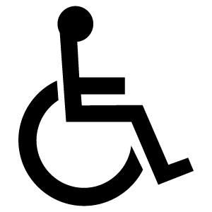 Wheelchair accessible logo